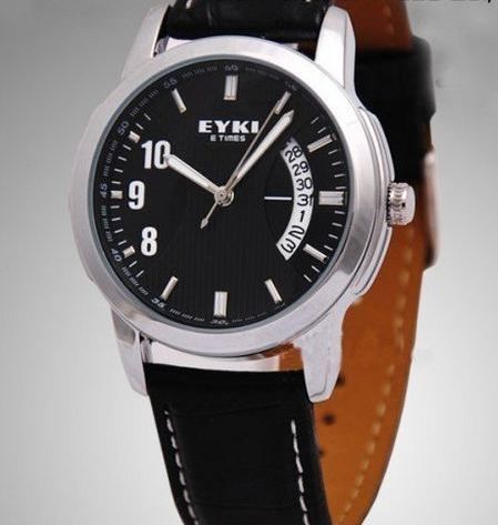 [J] Relógio Quartz Eiky E-Times - Preto
