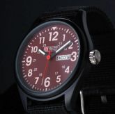 Relógio Quartz Military Royale - Red Dial