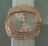 Relógio Quartz Feminino - Dourado e Strass