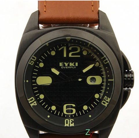 [I] Relógio Quartz Eyki Overfly - Black Case